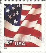 FindYourStampsValue: FLAG, Self-Adhensive Stamp