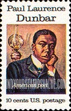 FindYourStampsValue: PAUL LAURENCE DUNBAR - American Arts