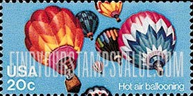 FindYourStampsValue: BALLOONS - Hot Air Ballooning