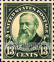 FindYourStampsValue: BENJAMIN HARRISON
