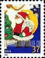 FindYourStampsValue: CHRISTMAS COOKIES - Santa Claus, Self-Adhesive stamp
