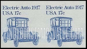 FindYourStampsValue: ELECTRIC AUTO 1917 - Transportation, Coil Stamp
