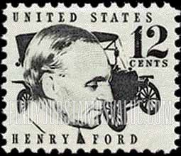 FindYourStampsValue: HENRY FORD - Prominent Americans