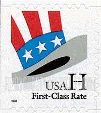 FindYourStampsValue: UNCLE SAM'S HAT, Self-Adhesive Booklet stamp