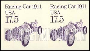 FindYourStampsValue: RACING CAR 1911 - Transportation Coil
