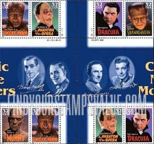FindYourStampsValue: Classic Movie Monsters