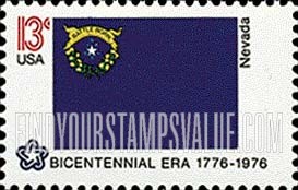 FindYourStampsValue: STATE FLAGS - Nevada