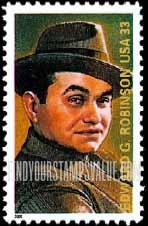 FindYourStampsValue: LEGENDS OF HOLLYWOOD - Edward G. Robinson