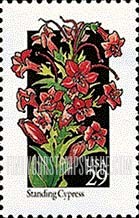 FindYourStampsValue: WILDFLOWERS - Standing Cypress