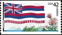 FindYourStampsValue: FLAGS OF OUR NATION - Hawaii, Self-Adhesive Coil stamp