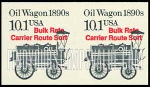 FindYourStampsValue: OIL WAGON 1890s - Transportation Coil