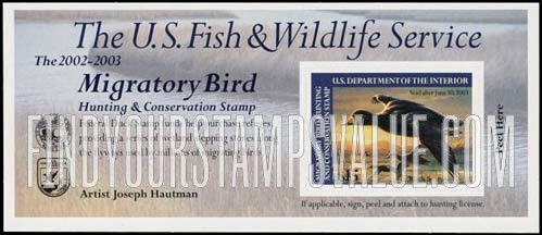 FindYourStampsValue: BLACK SCOTERS, Self-adhesive Stamp