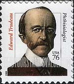 FindYourStampsValue: DISTINGUISHED AMERICANS - Edward Trudeau, Phthisiologist