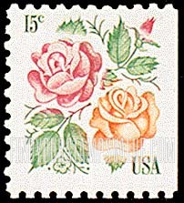 FindYourStampsValue: ROSES, Booklet Stamp