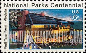 FindYourStampsValue: WOLF TRAP FARM, VIRGINIA - National Parks Centenary