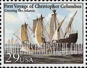 FindYourStampsValue: VOYAGES OF COLUMBUS - Crossing the Atlantis