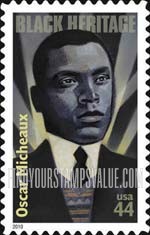 FindYourStampsValue: BLACK HERITAGE - Oscar Micheaux, Film Director, Self-Adhesive stamp