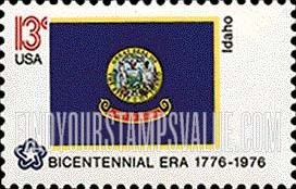 FindYourStampsValue: STATE FLAGS - Idaho