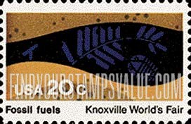 FindYourStampsValue: KNOXVILLE WORLD'S FAIR - Fossil fuels