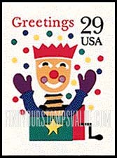 FindYourStampsValue: CHRISTMAS - Jack-in-the-box, Self-adhesive Booklet stamp