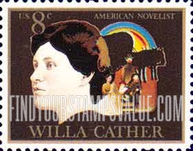 FindYourStampsValue: WILLA CATHER - American Arts