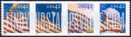 FindYourStampsValue: FLAGS, Self-Adhesive Coil Stamps