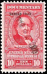 FindYourStampsValue: DOCUMENTARY ISSUE - R.J. Walker