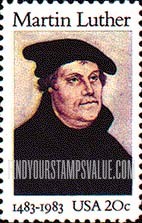 FindYourStampsValue: MARTIN LUTHER