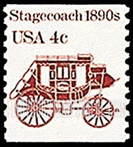 FindYourStampsValue: STAGECOACH 1890s - Transportation, Coil