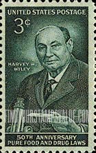 FindYourStampsValue: PURE FOOD AND DRUG LAWS, 50th ANNIVERSARY