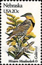 FindYourStampsValue: NEBRASKA - State Birds and Flowers